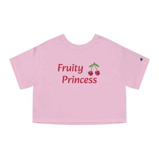 Cherri- Fruity Princess - Champion Women's Heritage Cropped T-Shirt