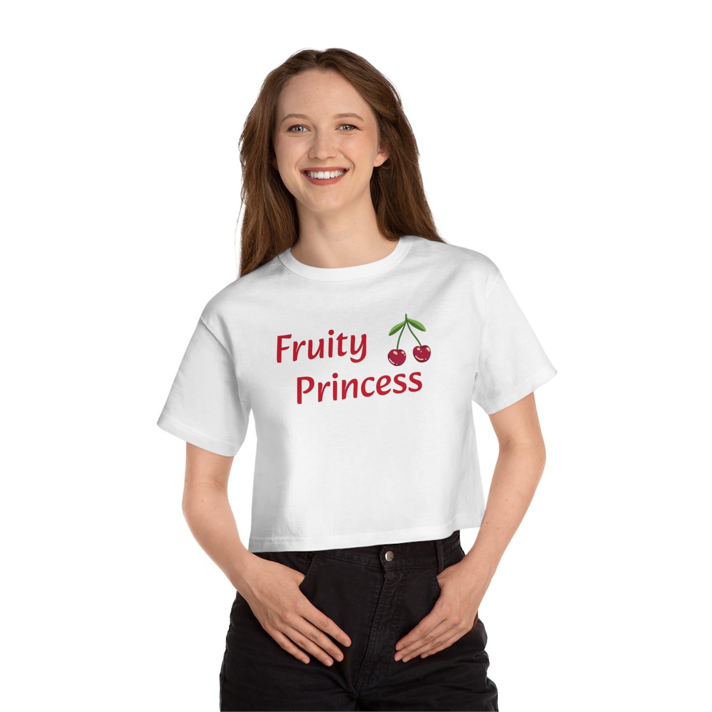 Cherri- Fruity Princess - Champion Women's Heritage Cropped T-Shirt