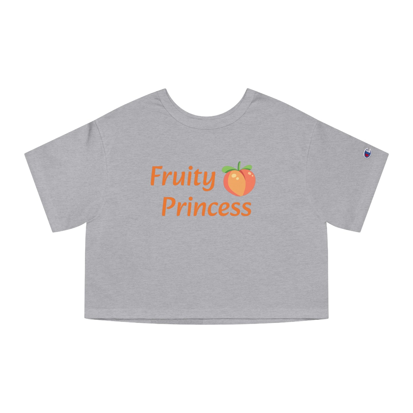 Peaches - Fruity Princess - Champion Women's Heritage Cropped T-Shirt