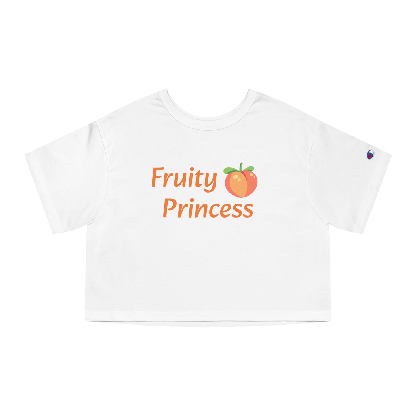 Peaches - Fruity Princess - Champion Women's Heritage Cropped T-Shirt