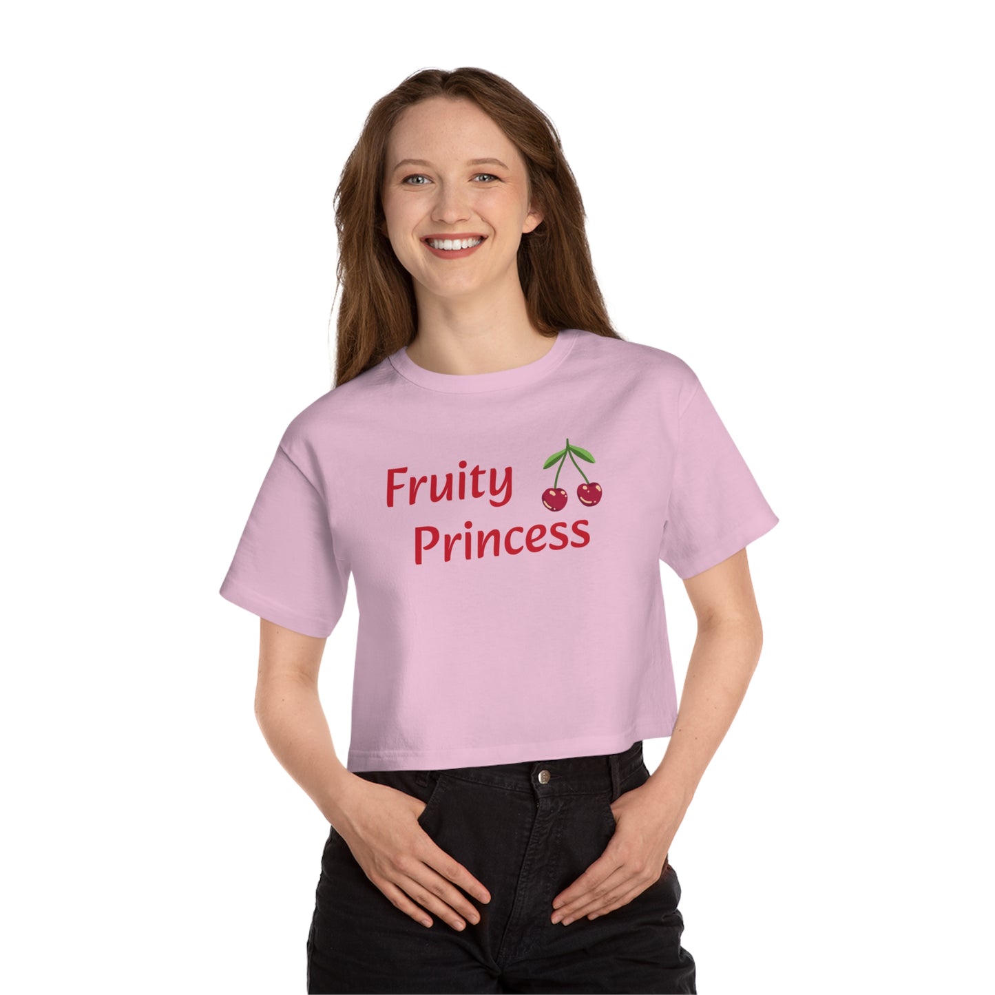 Cherri- Fruity Princess - Champion Women's Heritage Cropped T-Shirt