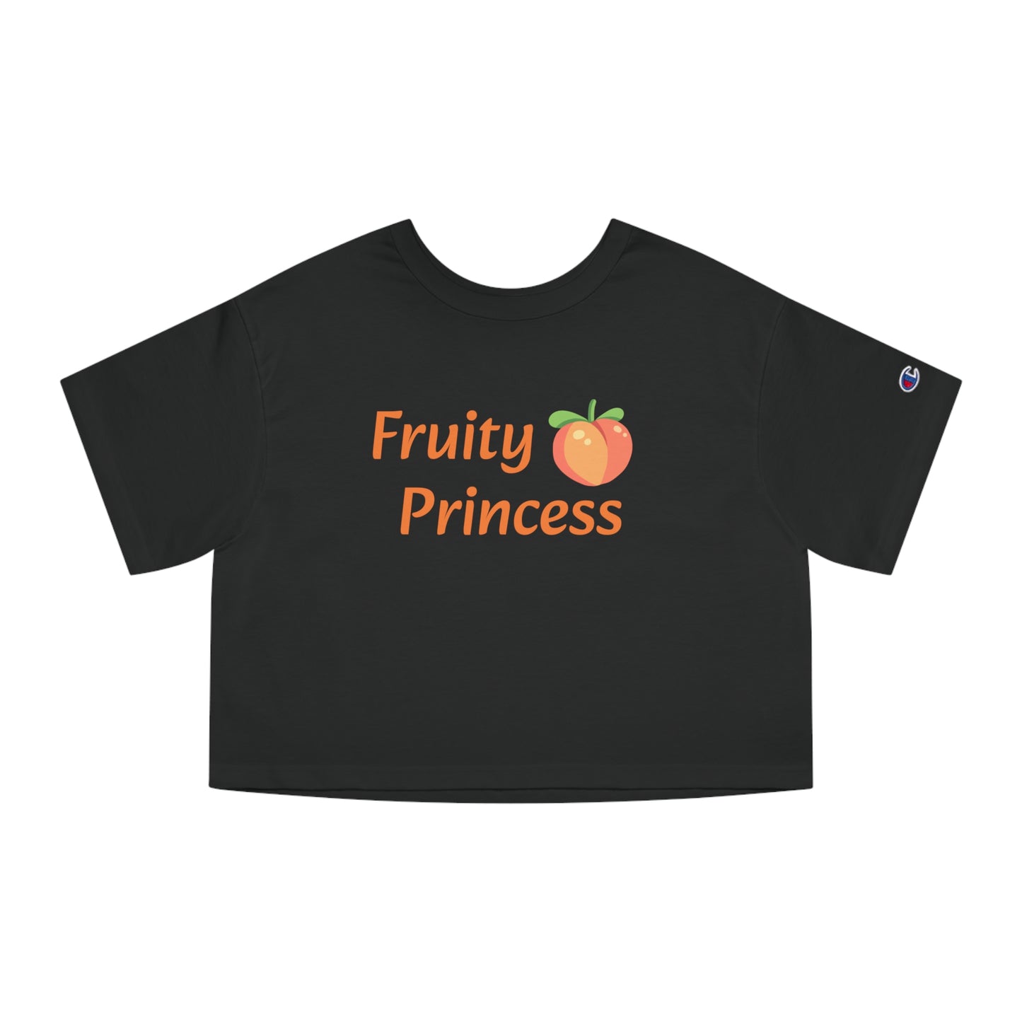 Peaches - Fruity Princess - Champion Women's Heritage Cropped T-Shirt