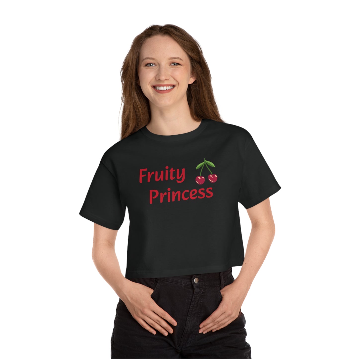 Cherri- Fruity Princess - Champion Women's Heritage Cropped T-Shirt